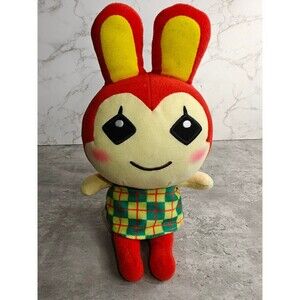 2007 TOMY Animal Crossing BUNNIE Villager Wild World Plush Stuffed Nintendo